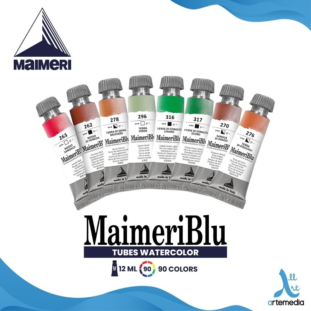 

Maimeri Blu Watercolor Tube 12ml Cat Air - 02/02