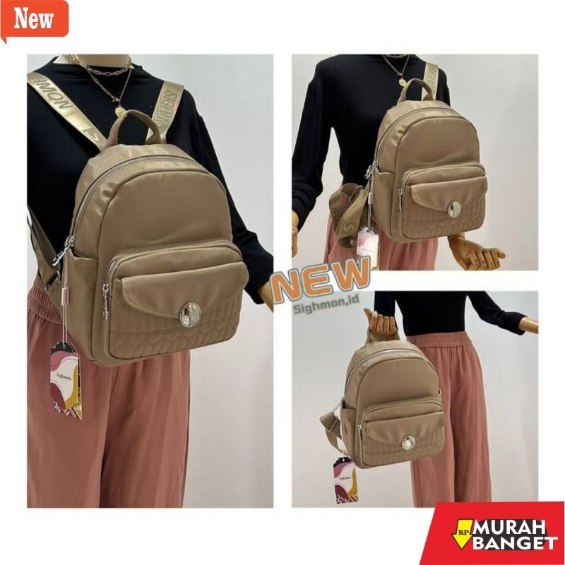 tas ransel wanita shopee TAS SIGHMON RANSEL TERBARU. IMPORT ORI COD