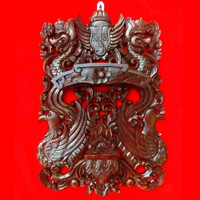 [SG-Hiasan] Blawong Keris Tombak Ukir Lambang Keraton Jogja Burung Naga Isi 3.