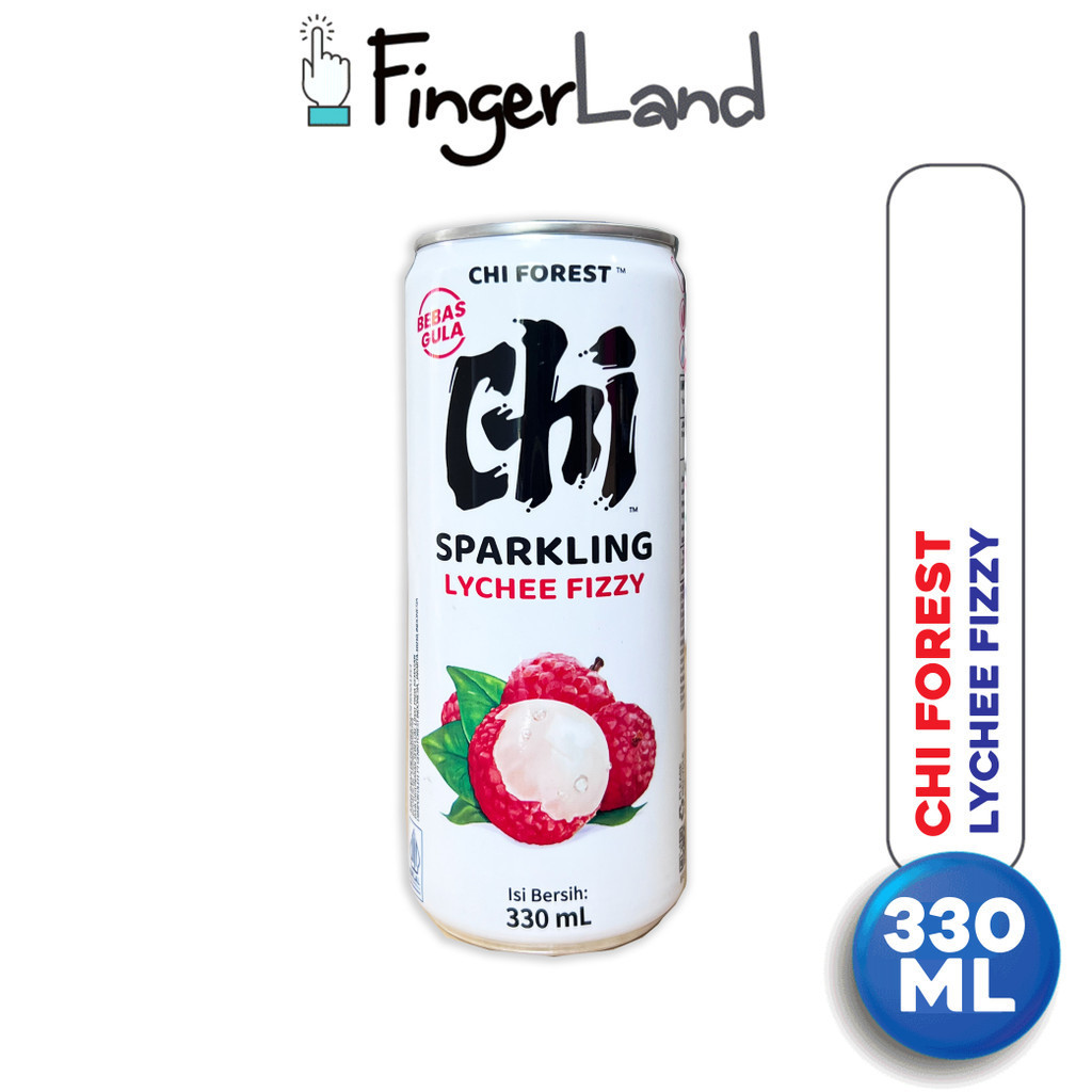 

CHI FOREST Sparkling Water Lychee Fizzy 330 Ml Air Soda Rasa Leci