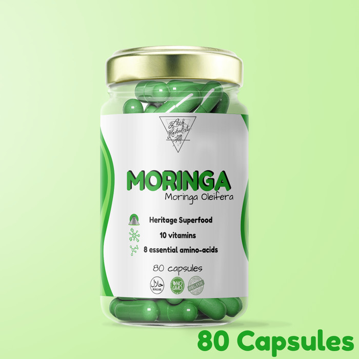 

[[ K23 - BEST SELLER ]] MORINGA CAPSULES - DAUN KELOR - MULTI VITAMIN A, C, E, B complex