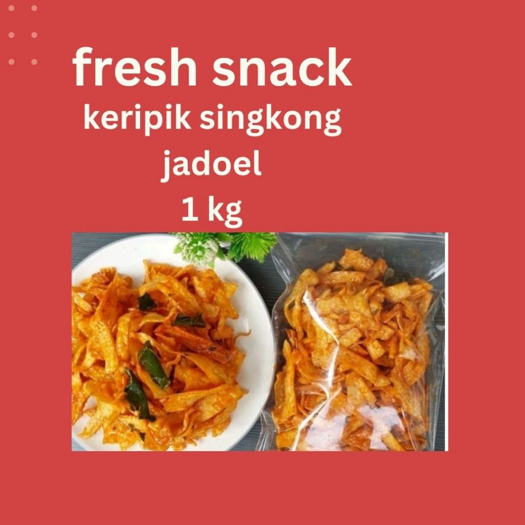 

(1KG) KERIPIK SINGKONG JADOEL | CEMILAN ENAKK!! //