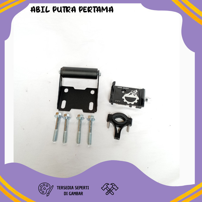 Paket Holder Gps Hp Pcx 150 160 Phone Holder Alumunium Stang Motor Braket Bracket Breket Holder Hand