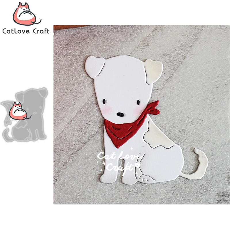 

Catlove Cowboy Dog Metal Cutting Dies Scrapbooking Mold Knife Stencil Die Cuts Card Making DIY Craft Embossing New Dies For
