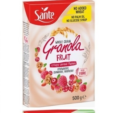 

sante Granola whole grain fruit cereal sereal 500gr