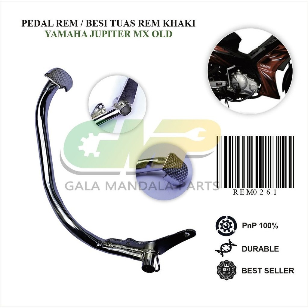 Pedal Rem Jupiter MX Besi Tuas Rem Kaki Belakang