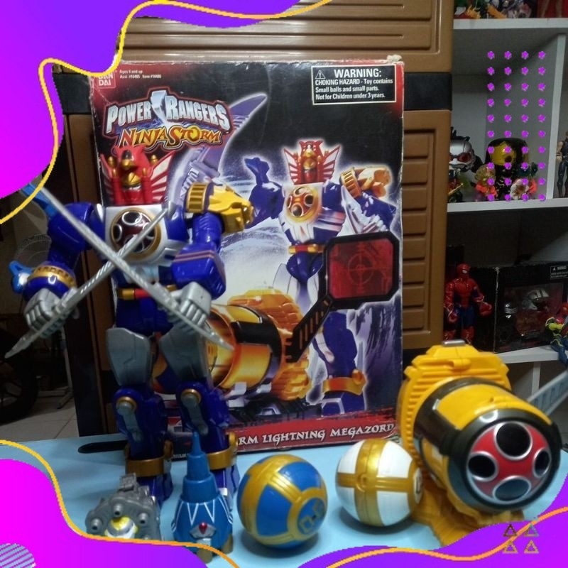 MEGA ZORD POWER RANGERS NINJA STORM