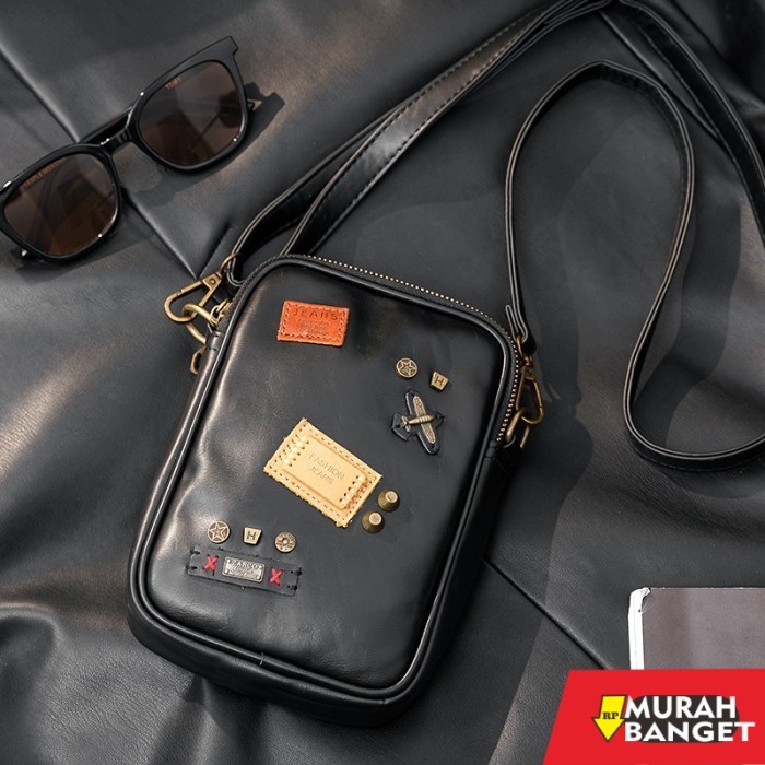 tas selempang pria kekinian Tas Selempang Pria Kulit Tas Kulit Pria Kecil Tas Jalan Pria AERO - Coke