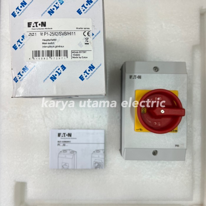 TC99 eaton moeller P1-25/I2/SVB/HI11 main switch