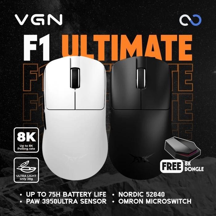 VGN VXE ATK F1 PRO Blazing Sky 8K Wireless Light Weight Gaming Mouse