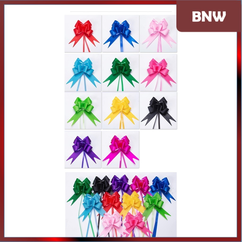 

BNW - (1pack) Pita Tarik Motif / Pita Serut INK isi 10pcs Dekorasi