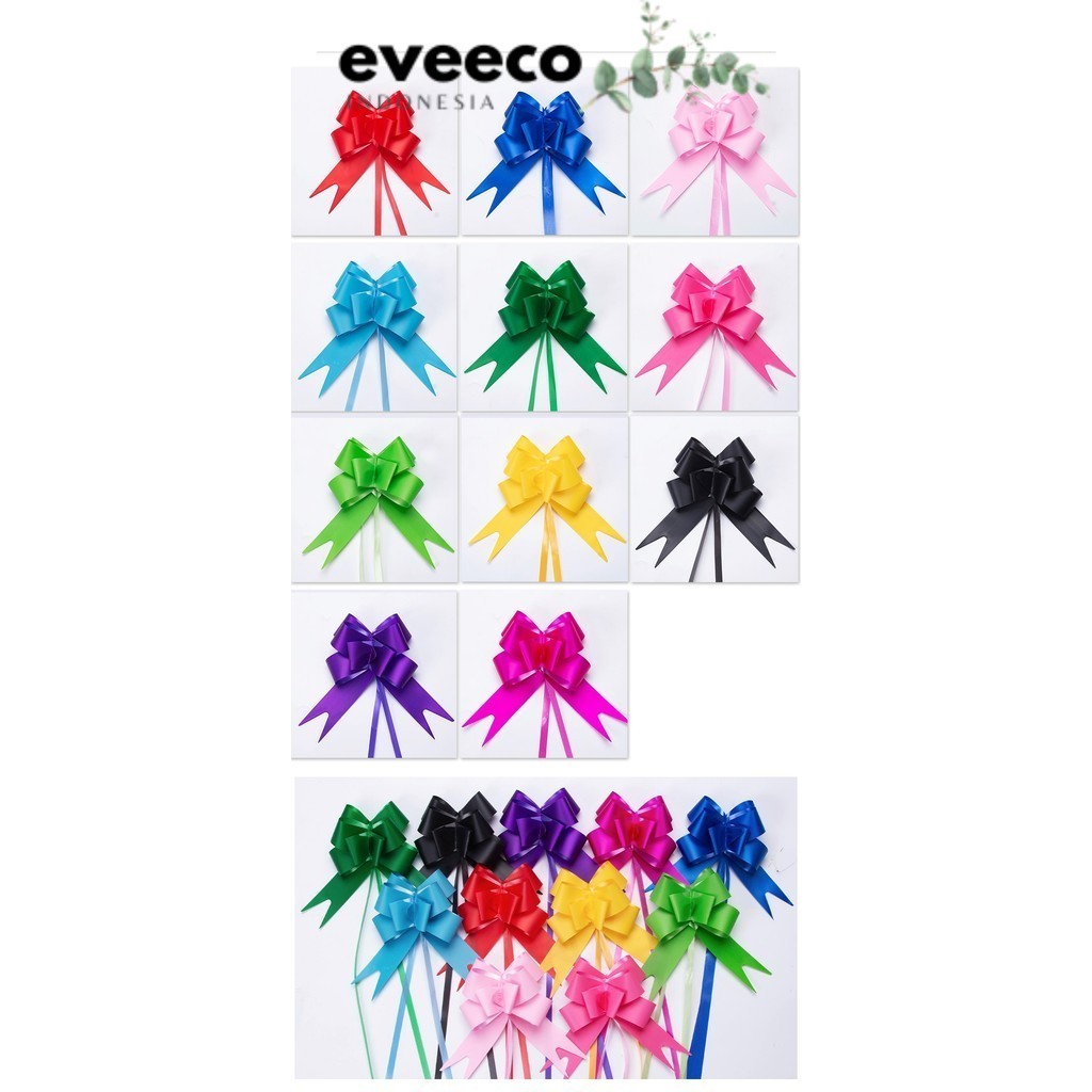 

EVEEco - (1pack) Pita Tarik Motif / Pita Serut INK isi 10pcs Dekorasi