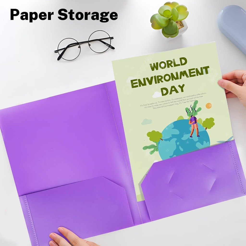 

Multi Colors Pocket Folders With Business Card Holder File Folders For Documents Office Organizer Folder Letter School Supplies