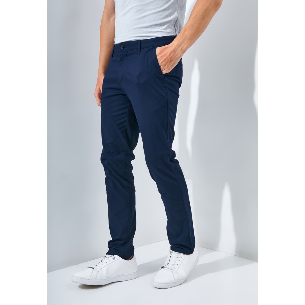 Jack Nicklaus Fox Celana Panjang Pria Slim Fit Navy