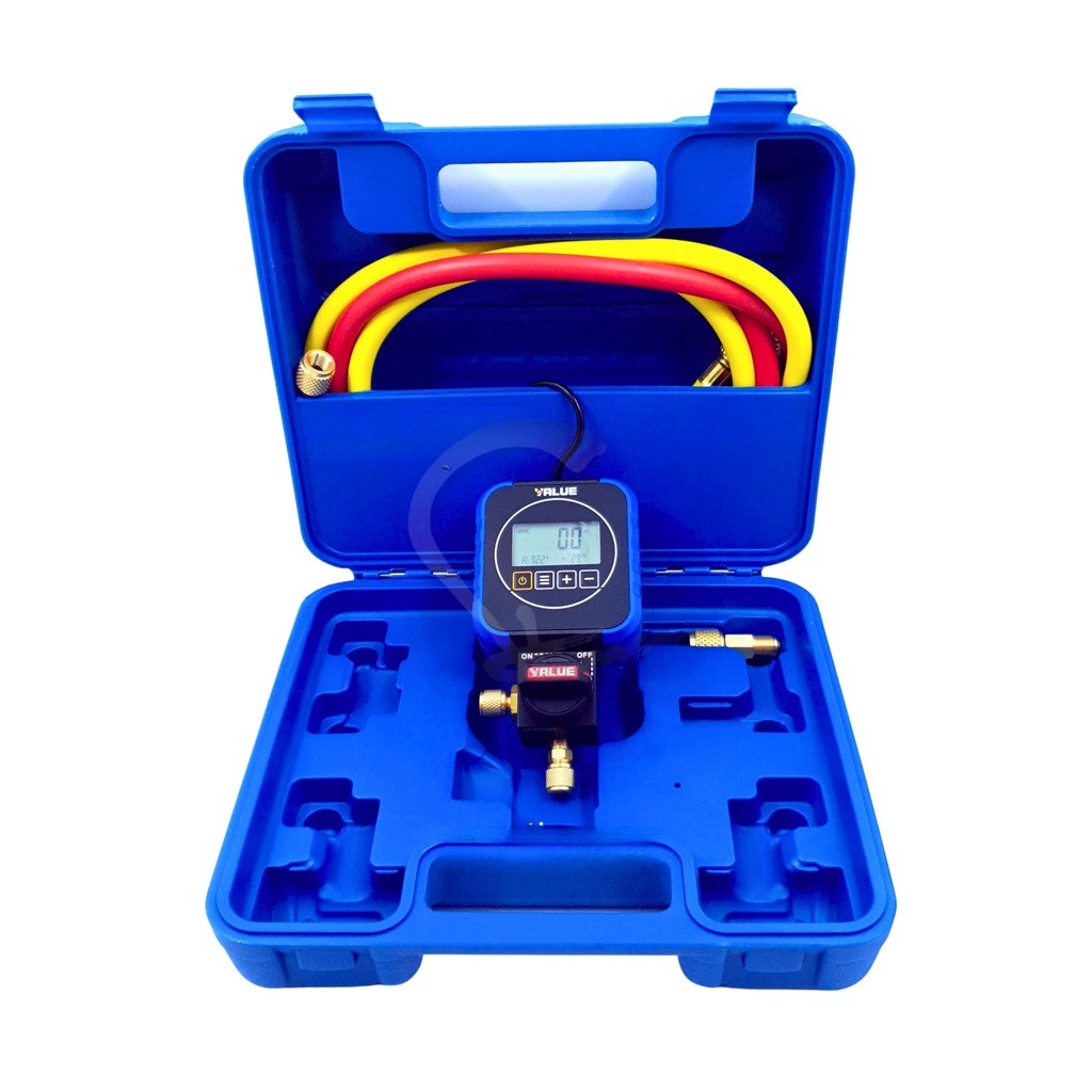 Manifold AC Value R32 R410a R22 Digital Single Gauge VRM1-0101i