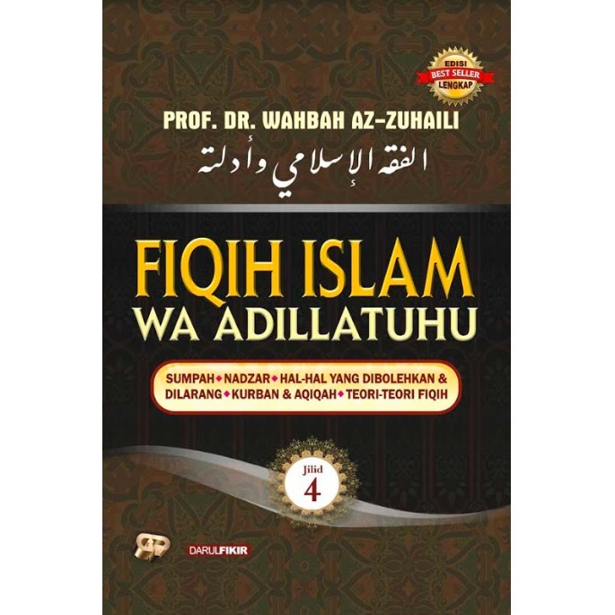 Gema Insani Buku Fiqih Islam Wa Adillatuhu Jilid 4 Fiqh Islamic Jurisprudence Volume 4 Original