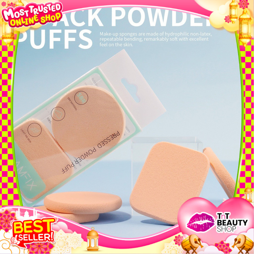 GLAMFIX Camelia Loose Powder Puff - Compact Sponge - Air Cushion - Summer Pocket | TnT Beauty Shop