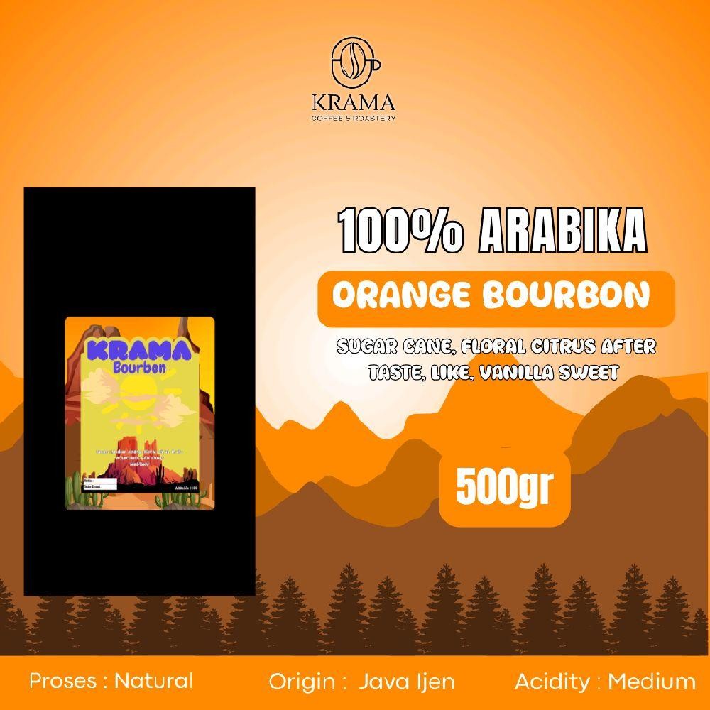 

Krama Coffee orange bourbon 500gr