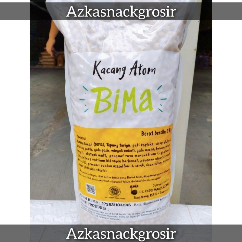 

Kacang Atom BIMA 3Kg pusat grosir jajan - ramdhan & hari raya
