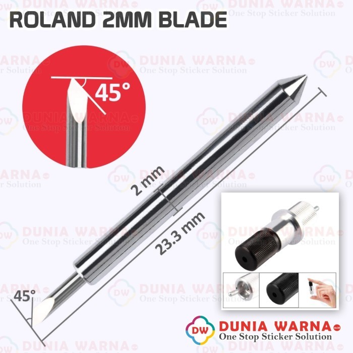 

Mata Pisau Roland 45 Derajat isi 5 Pcs/Box