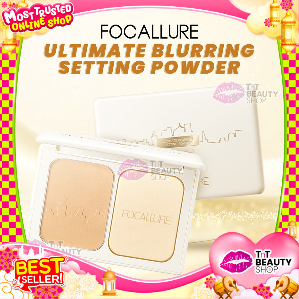 FOCALLURE ULTIMATE BLURRING SETTING POWDER BEDAK PADAT FA-338  | TnT Beauty Shop