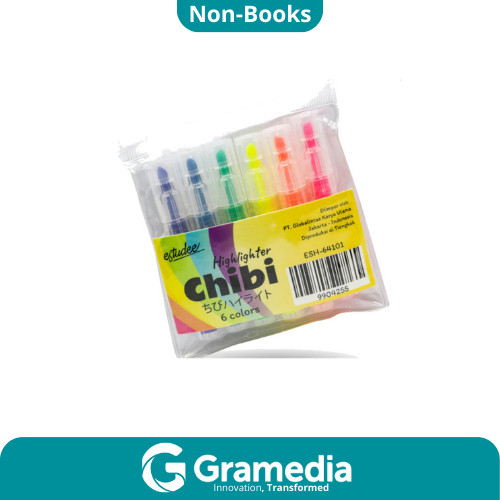 

[Gramedia Cijantung] ESTUDEE CHIBI HIGHLIGHTER SET/6COLOR ESH-64101