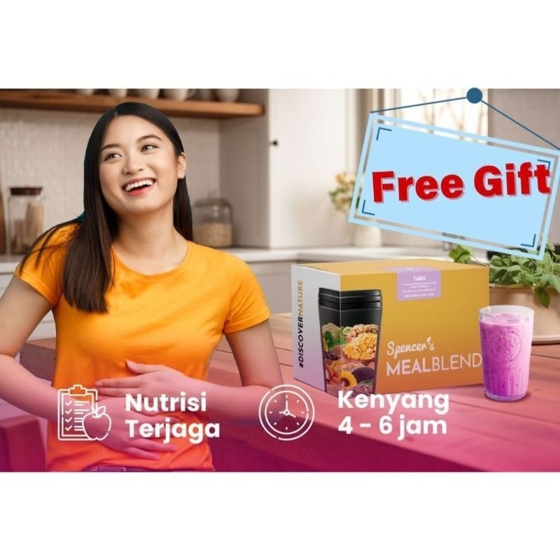 

[FREE GIFT] [15 SACHET] Spencers Meal Blend Breakfast / Lunch / Dinner | Pengganti Makanan Sehat Bernutrisi