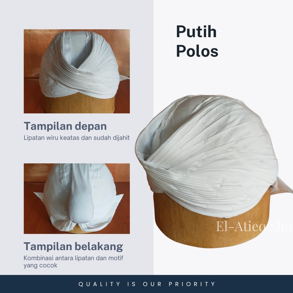 blangkon jawa bisa dicuci lipat