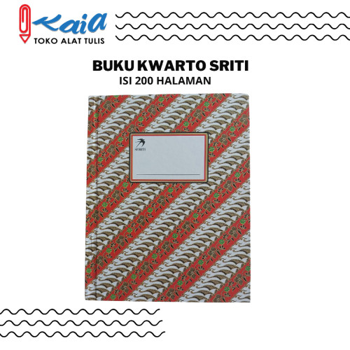 

BUKU KWARTO SRITI ISI 200 LEMBAR