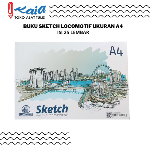 

SKETCH LOCOMOTIF BOOK UK. A4