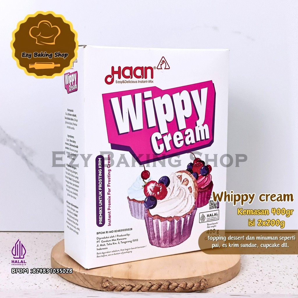 

HAAN Wippy Cream 400gr - Whipping cream bubuk