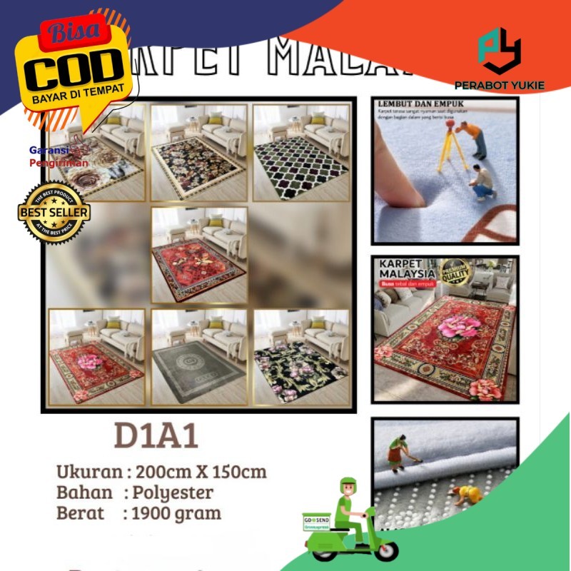 PY AMBAL / KARPET LANTAI / AMBAL TURKEY 200 X 150