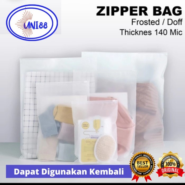 Zipper Lock / Zipper Bag / Zipper Storage Bag / Travel Pouch Seebaguna / Zipper Pouch Traveling / Te