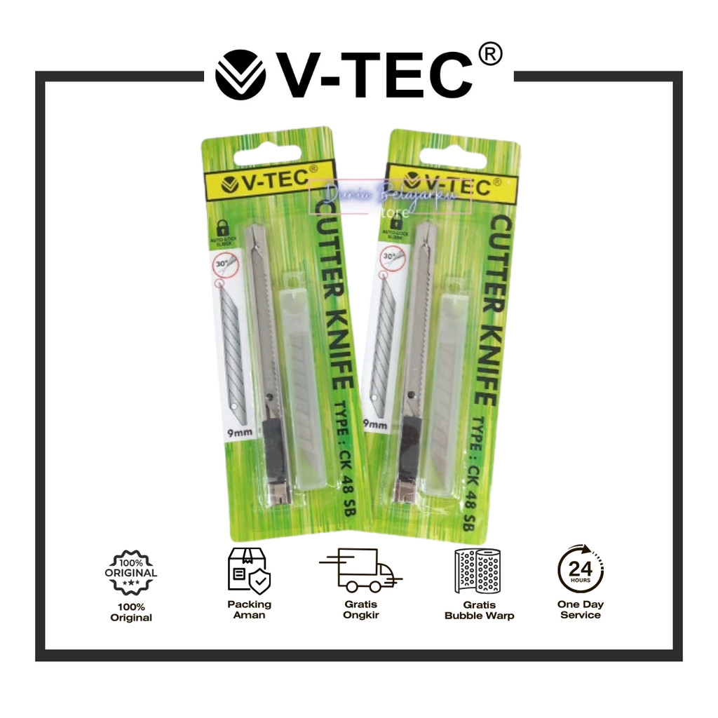 

V-TEC CUTTER KNIFE CK-48 SB PCS