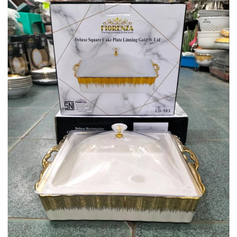 Tempat kue Fiorenza persegi 583