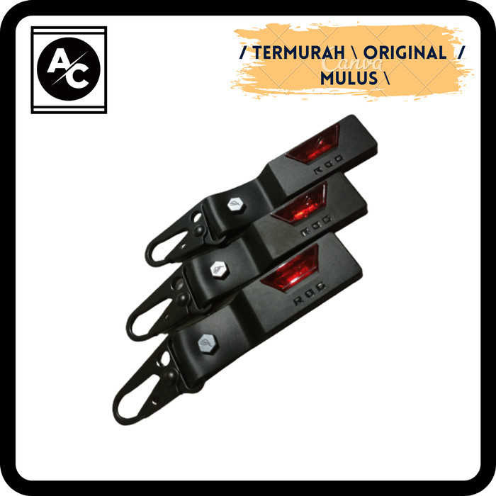 New Arrival [PROMO] Keystone ROG Gantungan Kunci Keychain Original