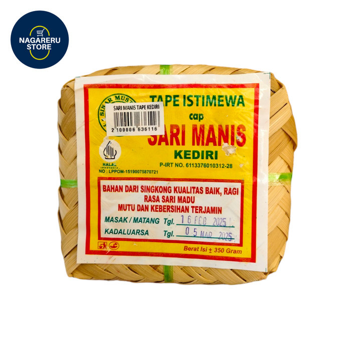 

Tape istimewa cap sari manis kediri 350gr