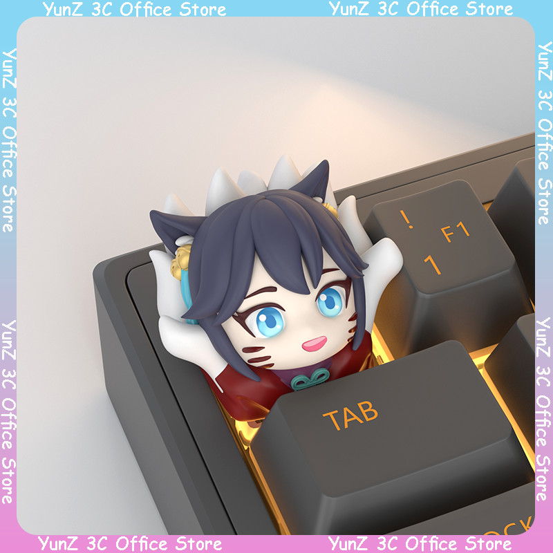 Ahri Jinx Keycaps League of Legends Keycaps Customization DIY Mechanical Keyboard 3D Creative Keycap