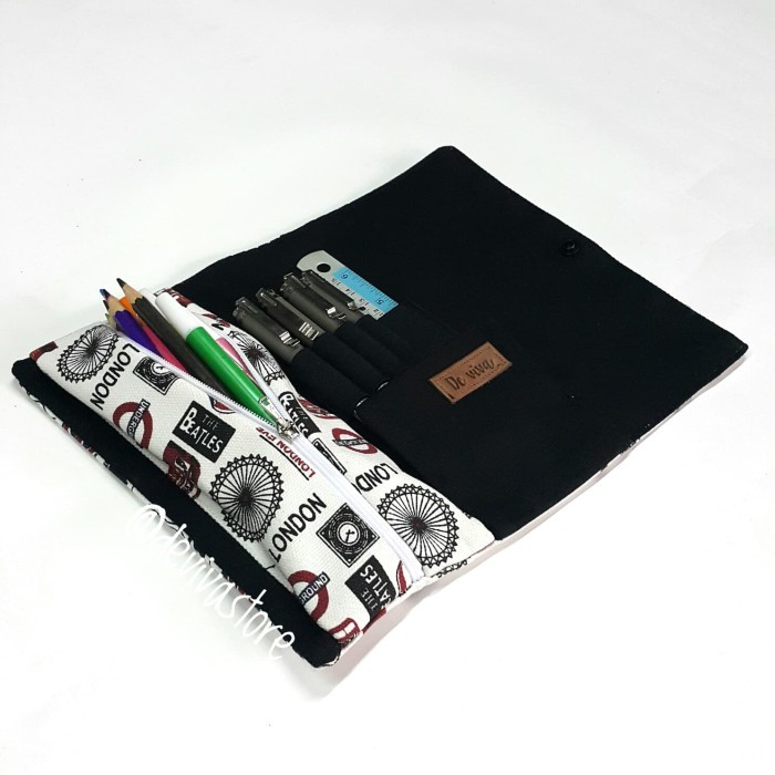 

BEST P R O M O ROLL PENCIL CASE / TEMPAT PENSIL GULUNG - london