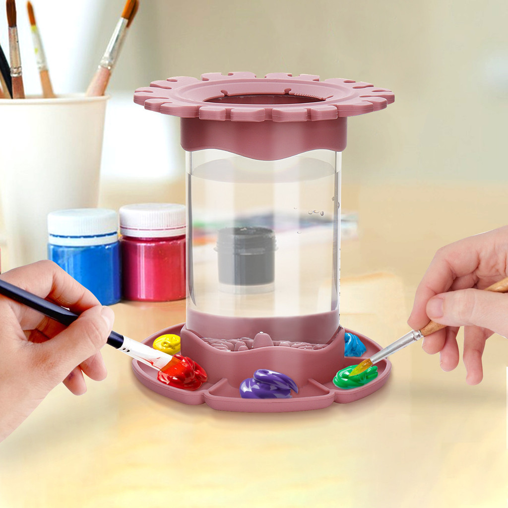 

3 in 1 Multifunction Brush Washer Ember cuci kuas cat minyak seni dengan palet paint brushes
