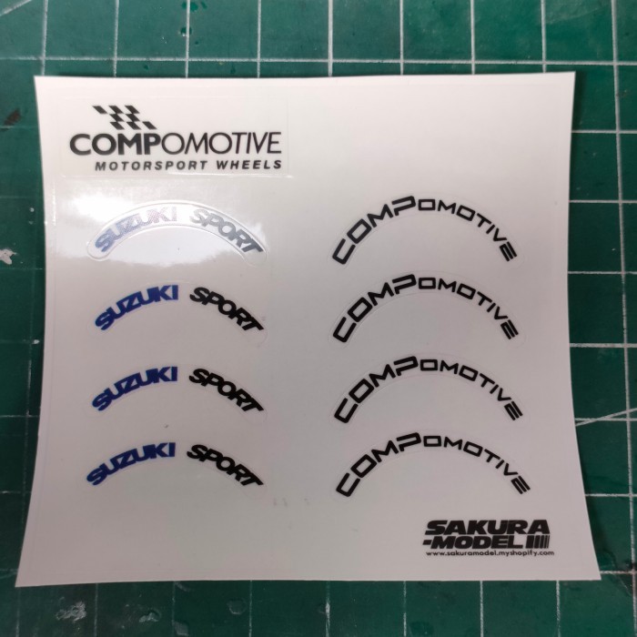 Ban RC Model Compomotive WPL D12 - Suzuki Sport, Michelin