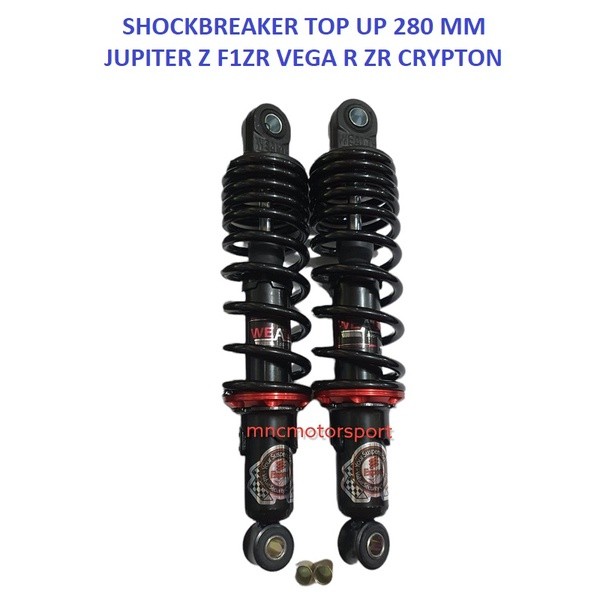 SHOCK SHOK BREAKER WEALTH 280 MM HITAM JUPITER Z F1ZR VEGA ZR CRYPTON MODEL YSS