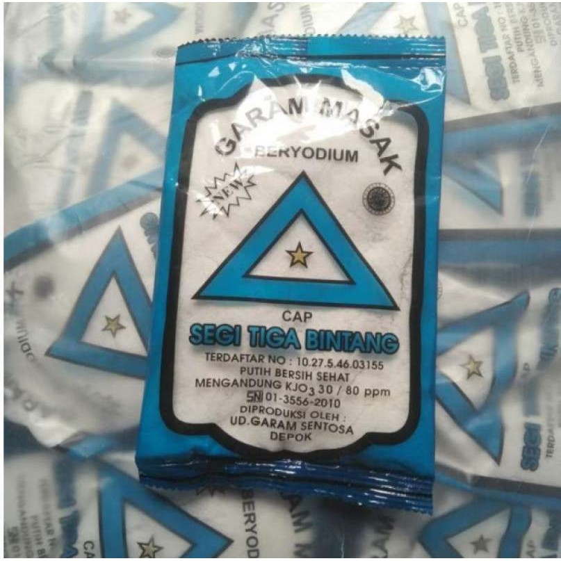 

Garam segitiga bintang [1pack/6pcs]