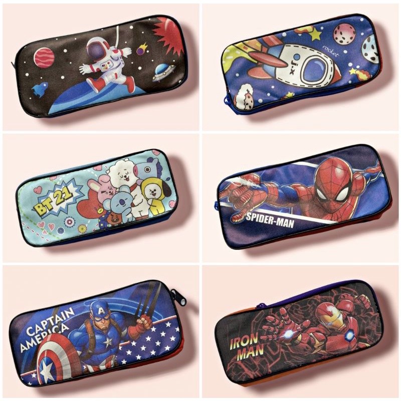 

Kotak Pensil Karakter Kartun Tempat Pensil 20 x 10