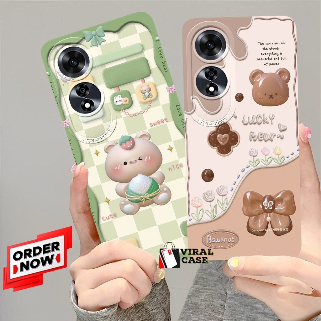 Case Oppo A60 Oppo A58 4G Oppo A78 4G Oppo A78 5G Oppo A79 5G Oppo A98 5G - Softcase Bahan Lentur Aw