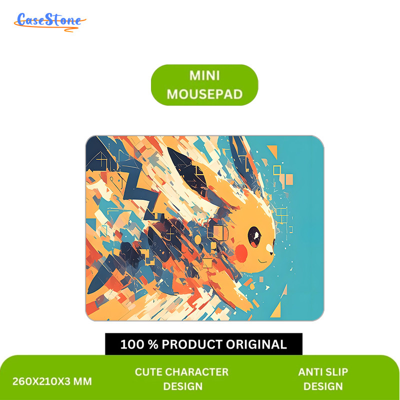 Cartoon Mousepad Gaming Deskmat Keyboard pad Mousepad Anti Slip The mirror image of Pikachu Stone Mo