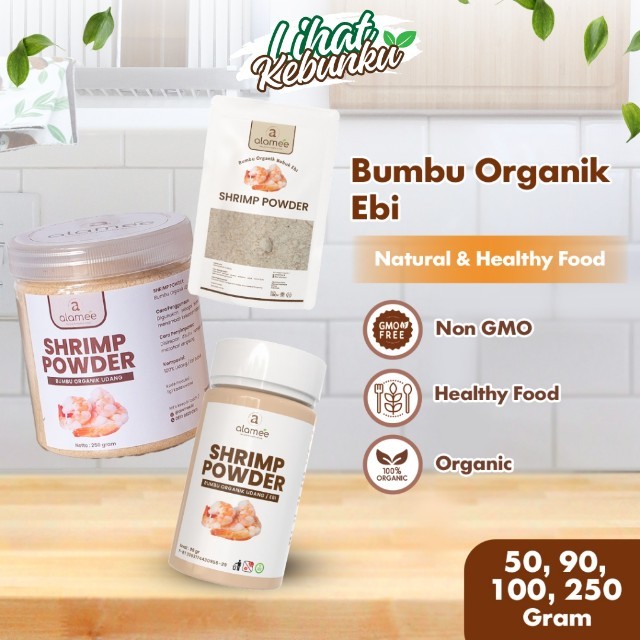 

ALAMEE Ebi Bubuk Kering Halus Udang Bumbu Dapur Organik Shrimp Powder Giling Praktis LIHAT KEBUNKU