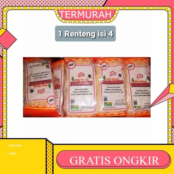 

Bihun Padamu 60g 1 Renteng Isi 4PCS Promo
