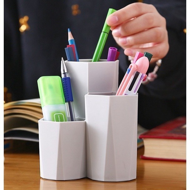 

HL0246 Pen Holder Rak Kosmetik Tempat Makeup Alat Tulis Perhiasan Mini Box Organizer Serbaguna Murah Import