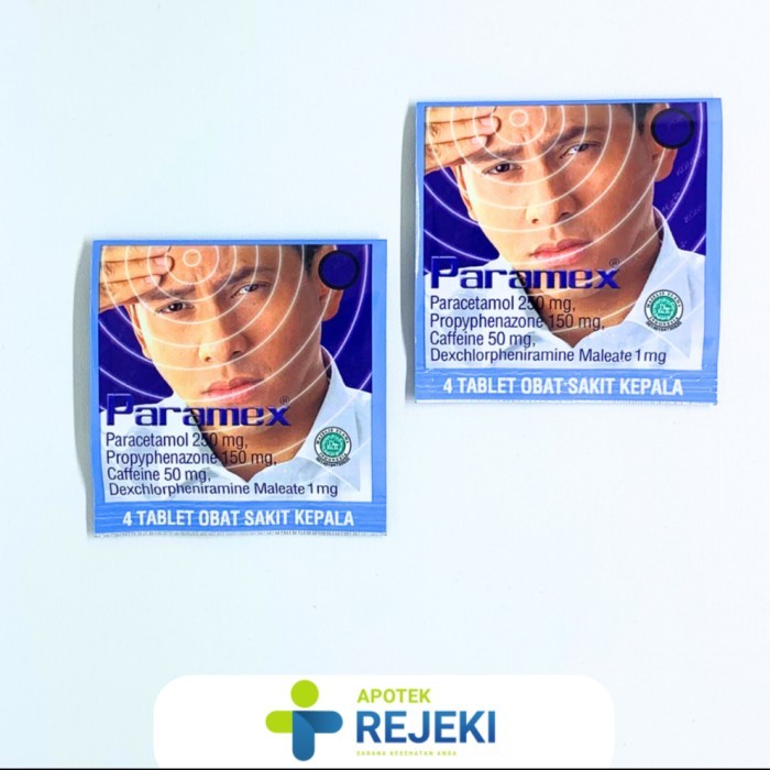 Paramex Strip 4 Tablet / Paramex Biru
